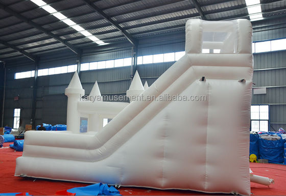 Customized Logo Akzeptable Indoor Jumping Castle für Kinder PVC Weiß aufblasbare Burg