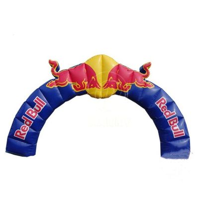 Geschlechtsneutrale Aufblasbare Bogenbahn Red Bull Werbung mit PVC-Material Aufblasbare