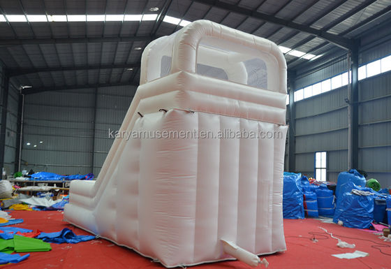 Customized Logo Akzeptable Indoor Jumping Castle für Kinder PVC Weiß aufblasbare Burg