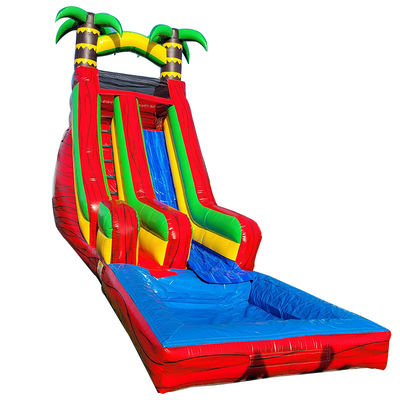 PVC-Wasserrutsche mit abnehmbarem Pool und Digitaldruck