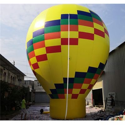8m Höhe Luftfarbiger Ballon Druck Drucken Sie das Logo des Kunden zur Werbung Werbung