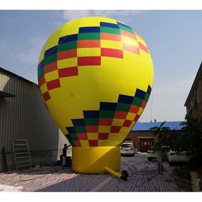 8m Höhe Luftfarbiger Ballon Druck Drucken Sie das Logo des Kunden zur Werbung Werbung