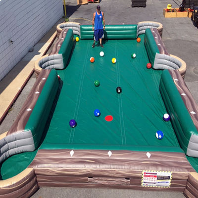 Aufblasbares Fussball-Billiard-Pooltisch aus PVC-Tarn für interaktive Spiele