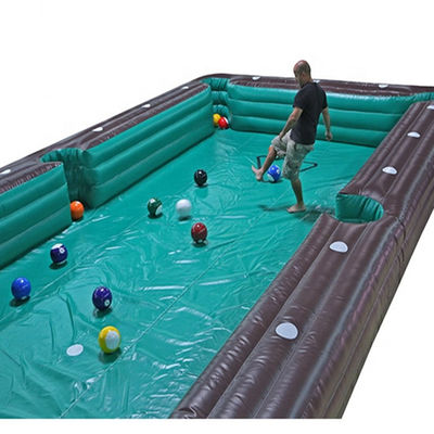 Aufblasbares Fussball-Billiard-Pooltisch aus PVC-Tarn für interaktive Spiele