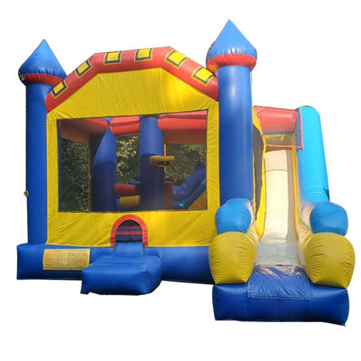 Kinder-Trampolin aufblasbares Sprunghaus mit Rutschbehinderung und Splash Pool