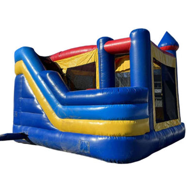 Kinder-Trampolin aufblasbares Sprunghaus mit Rutschbehinderung und Splash Pool