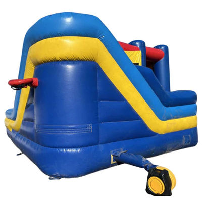 Kinder-Trampolin aufblasbares Sprunghaus mit Rutschbehinderung und Splash Pool