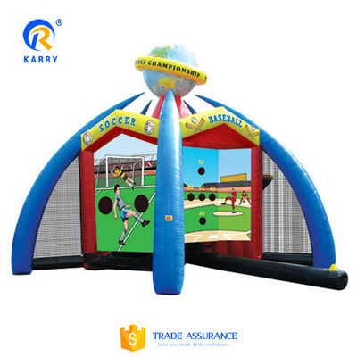 Unisex PORTABLE Aufblasbare Karneval 5-in-1 Spiel Fußball/Basketball Interaktiver Sport