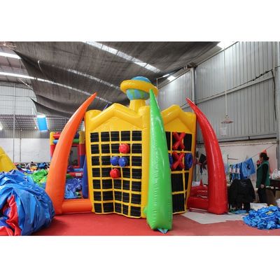 Unisex PORTABLE Aufblasbare Karneval 5-in-1 Spiel Fußball/Basketball Interaktiver Sport