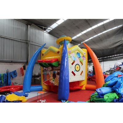 Unisex PORTABLE Aufblasbare Karneval 5-in-1 Spiel Fußball/Basketball Interaktiver Sport