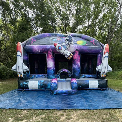 Blaser Pretty Good Kids Party Astronaut Schloss Raumschiff aufblasbares Sprunghaus