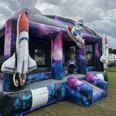 Blaser Pretty Good Kids Party Astronaut Schloss Raumschiff aufblasbares Sprunghaus