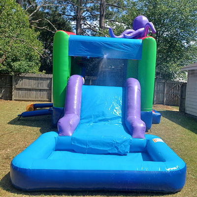 0.55mm Platon PVC Tarpaulin Aufblasbare Kombination Schloss Rutsche und Pool für Kinder Party Play