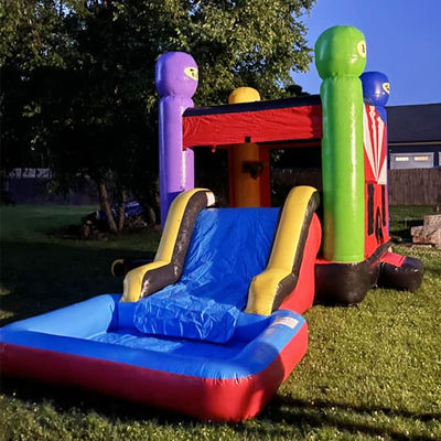 Kinder Farbschmuck Schloss aufblasbare Sprungschloss mit Slide Combo