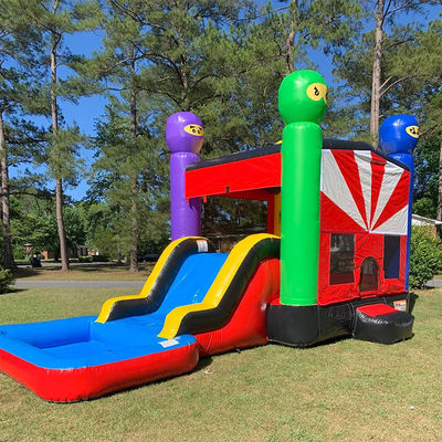 Kinder Farbschmuck Schloss aufblasbare Sprungschloss mit Slide Combo