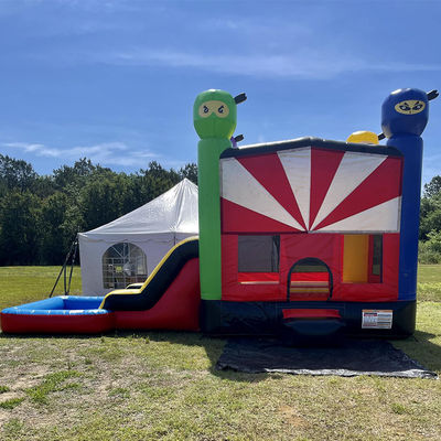 Kinder Farbschmuck Schloss aufblasbare Sprungschloss mit Slide Combo