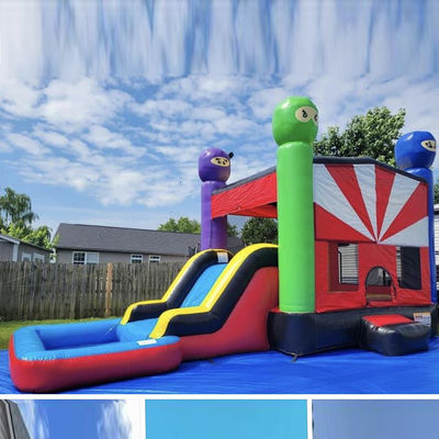 Kinder Farbschmuck Schloss aufblasbare Sprungschloss mit Slide Combo
