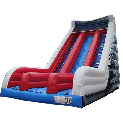 Outdoor-Unterhaltung Muss-Have Red Spiderman aufblasbare Trockenslide mit 2 Leitern