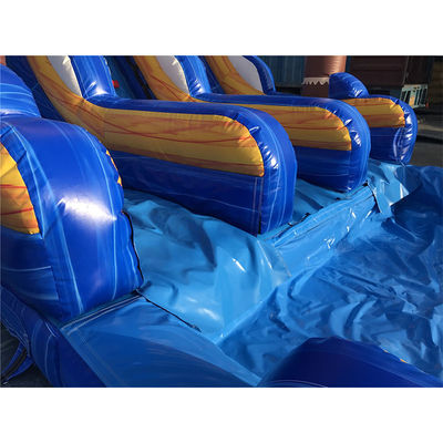 Individuelle Größe Kommerzielle PVC-Wasserrutsche aufblasbar mit Pool und abnehmbare Leiter
