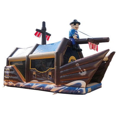 Anpassen akzeptiert Langlebige Piratenschiff Thema aufblasbare Sprunghaus für Kinder Party