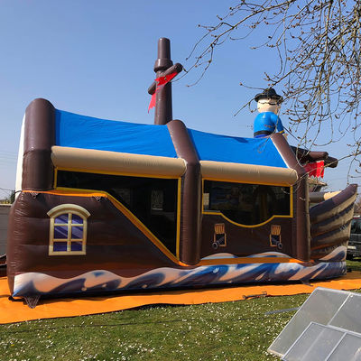 Anpassen akzeptiert Langlebige Piratenschiff Thema aufblasbare Sprunghaus für Kinder Party