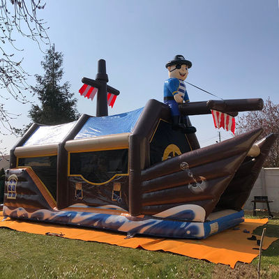 Anpassen akzeptiert Langlebige Piratenschiff Thema aufblasbare Sprunghaus für Kinder Party