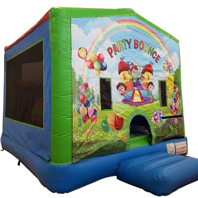 Unisex Kleines wasserdichtes PVC Aufblasbares Sprungschloss Sprunghaus mit Rutsche