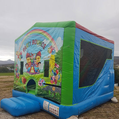 Unisex Kleines wasserdichtes PVC Aufblasbares Sprungschloss Sprunghaus mit Rutsche