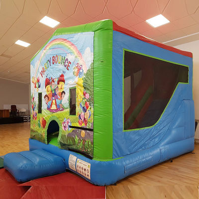 Unisex Kleines wasserdichtes PVC Aufblasbares Sprungschloss Sprunghaus mit Rutsche