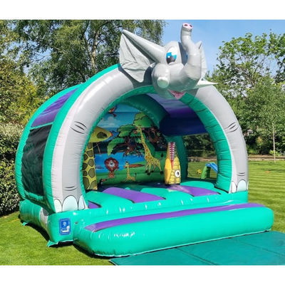 Unisex PVC aufblasbares Trampolin Schloss Elefant Sprunghaus zum Vermieten