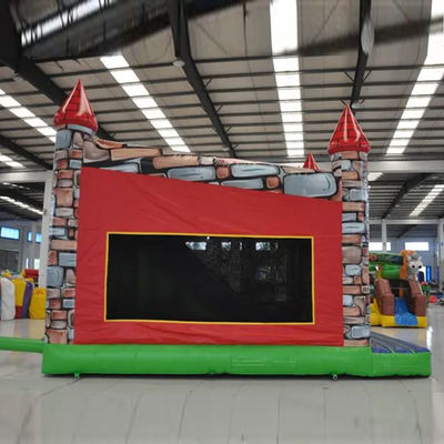 Blower Kommerzielle PVC Cartoon Animation Aufblasbare Türsteher Haus mit Schieberad