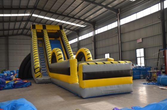 Gewerblicher aufblasbarer Wasserpark Extra-Lange Rutsche und aufblasbarer Kombi-Schwimmbad