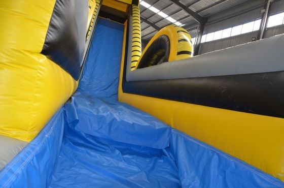 Gewerblicher aufblasbarer Wasserpark Extra-Lange Rutsche und aufblasbarer Kombi-Schwimmbad