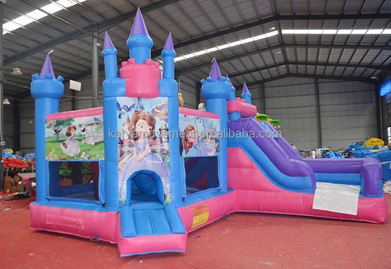 Eigenschaften PORTABLE Kinder Naughty Castle aufblasbares Sprunghaus mit Rutsche und Pool