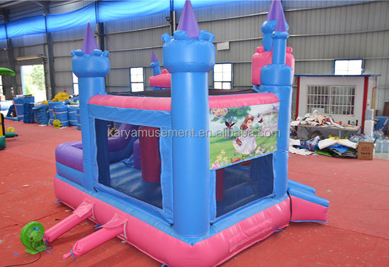 Eigenschaften PORTABLE Kinder Naughty Castle aufblasbares Sprunghaus mit Rutsche und Pool