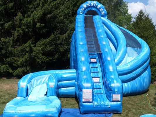 Maximalkapazität 100-500 kg PVC aufblasbare Wasserrutsche für Kinder