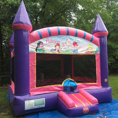 Features PORTABLE Prinzessin Party aufblasbare Sprunghaus Sprungburg Sprungburg