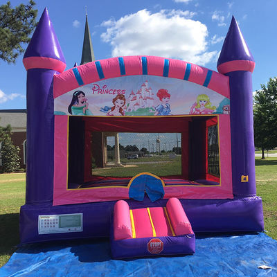 Features PORTABLE Prinzessin Party aufblasbare Sprunghaus Sprungburg Sprungburg