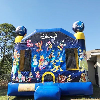 Zeichentrickfilmthema Sprunghaus PVC aufblasbare Trampoline Schloss für Kinder CE/EN71/EN14960