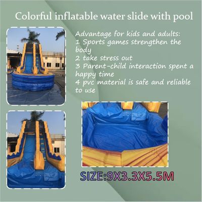 Bringen Sie Ihren Spaß im Freien mit unserer aufblasbaren Wasserrutsche und unserem Pool auf die nächste Stufe