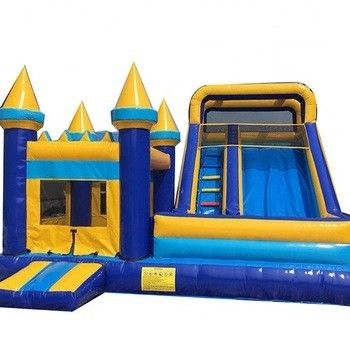 Tropen-PVC aufblasbares Wassersprunghaus Pool Wasserrutsche Maximalkapazität 100-500kg