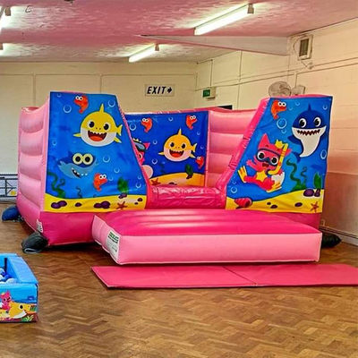 14 Jahre auf Custom Mini aufblasbare Trampolin Schloss mit Slide Custom Farbe