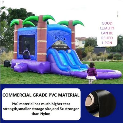 PVC aufblasbare Wasserrutsche mit Basketballhoop für Kinder und Erwachsene