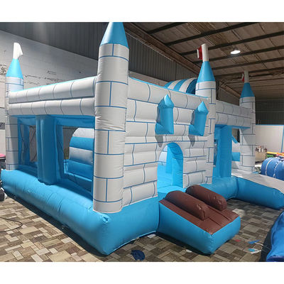 Neueste beliebte aufblasbare Hindernis Schloss Haus Combo Innenslide für Party Vermietung