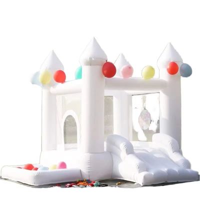 CE/EN71/EN14960 Zertifizierter PVC-Weiß aufblasbarer Einzelschläger für Spielplätze und Partys
