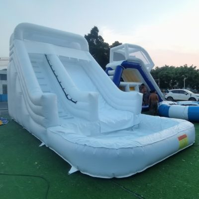 CE/EN71/EN14960 Zertifizierter PVC-Weiß aufblasbarer Einzelschläger für Spielplätze und Partys