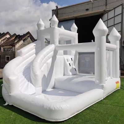 CE/EN71/EN14960 Zertifizierter PVC-Weiß aufblasbarer Einzelschläger für Spielplätze und Partys