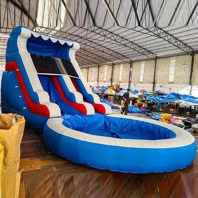 Digitales Drucken Wasserrutsche Pool kommerzielle aufblasbare Wasserrutsche für Kindergarten