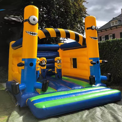 CE/EN71/EN14960 Zertifizierte Commercial Cartoon-Theme Aufblastrampolin-Schlosskombination