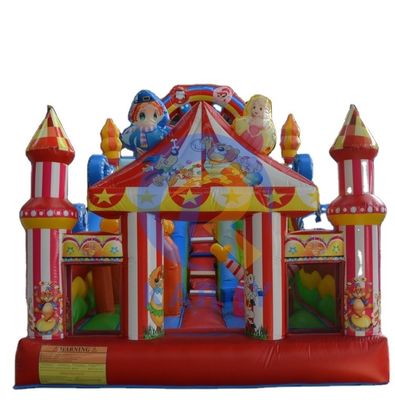 6*4m Erwachsenengröße aufblasbarer Sprungbouncer für Zirkus-Themen Spaß und Unterhaltung